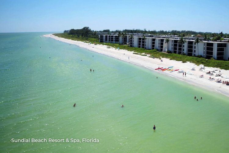 Sundial Resort aerial beach, Fort Myers, Florida 25Aug22