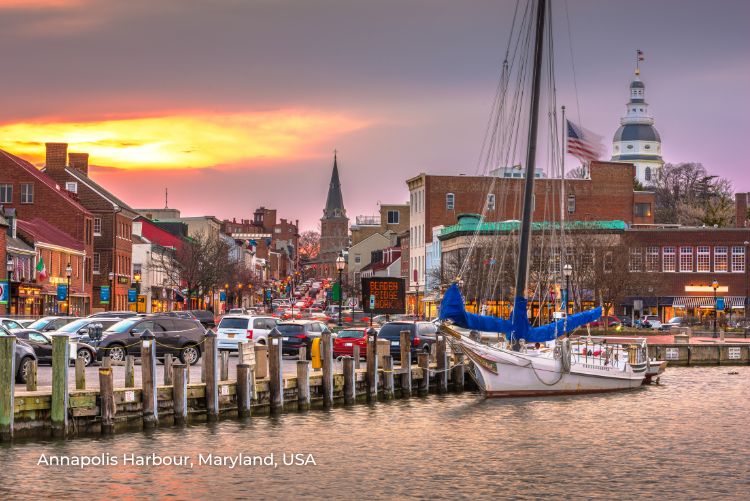 Annapolis Harbour, Maryland Capital Region USA 30Sep22