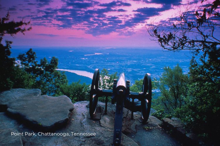 Chattanooga Point Park Tennessee Discovery Dec22