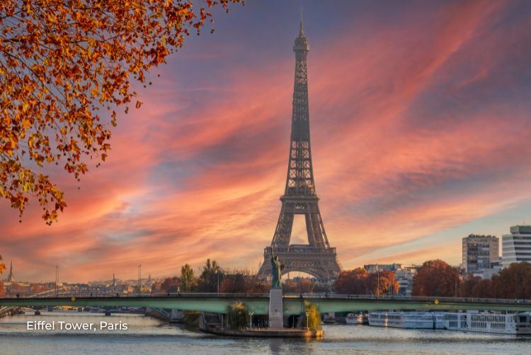 Eiffel Tower Paris by Rail 18Jan23
