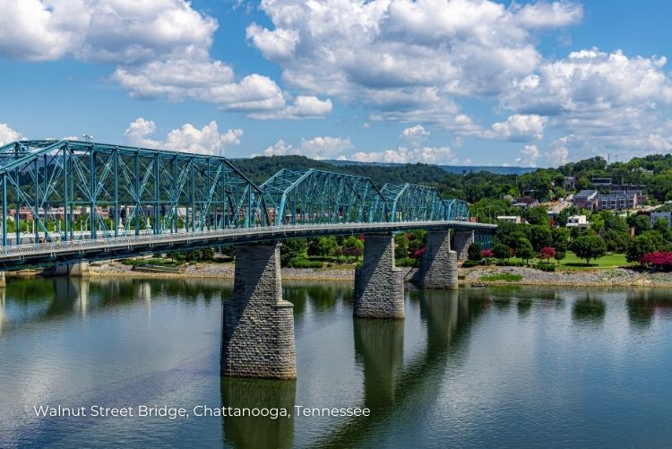 Walnut Street Bridge Chattanooga Tennessee 16Jan23