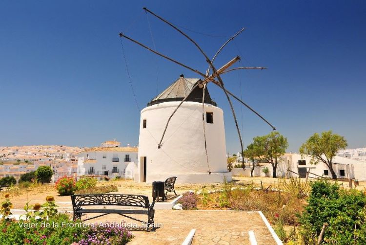 Windmill Vejer de la Frontera, Andalusia, Spain 11Jan23