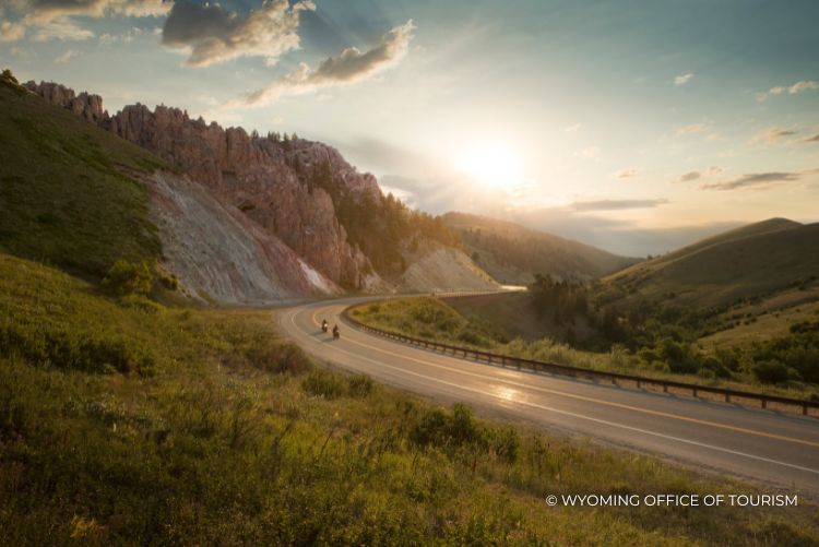 The open road, Wyoming Flavours of the West 13Mar23