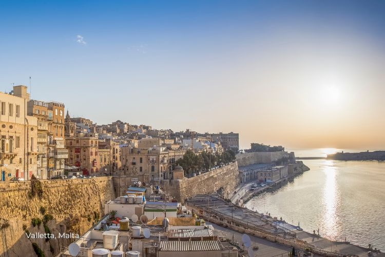 11 night luxury EuroPride Valletta 2023, Malta escape Valletta bay view 03May23