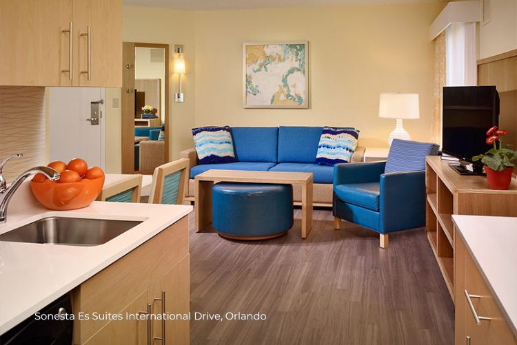 Sonesta Es Suites, Orlando hotel room25Apr23