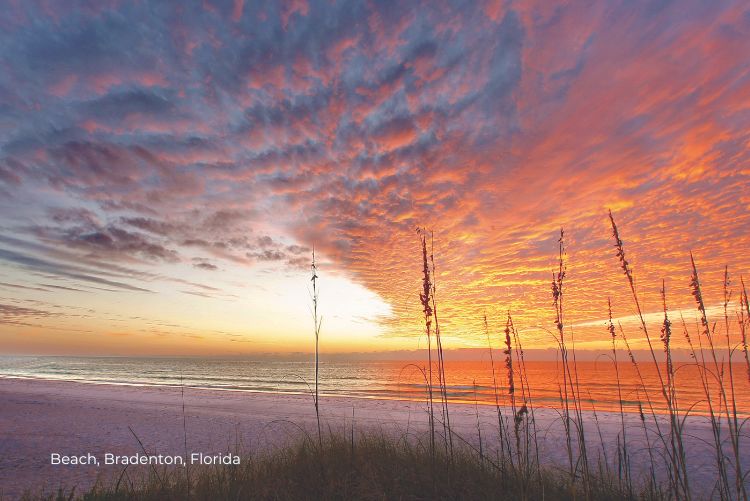 Beach sunset, Bradenton, Florida 15Jun23