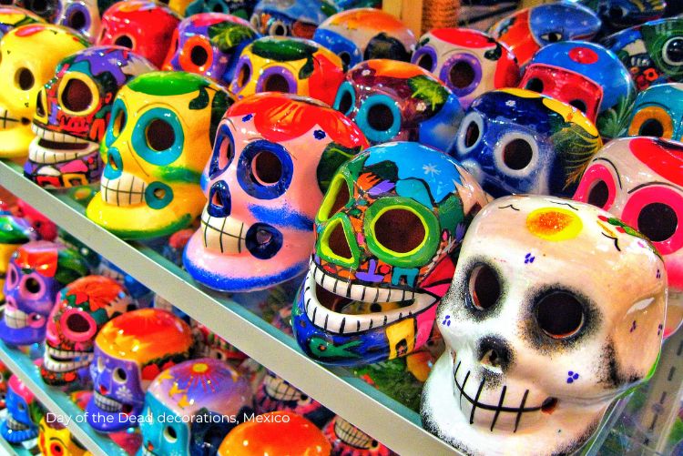 Mexico day of the dead tour decorations 25Jul23