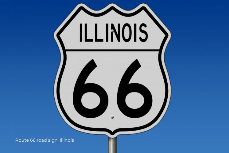 Route 66 Illinois road trip 25Oct23