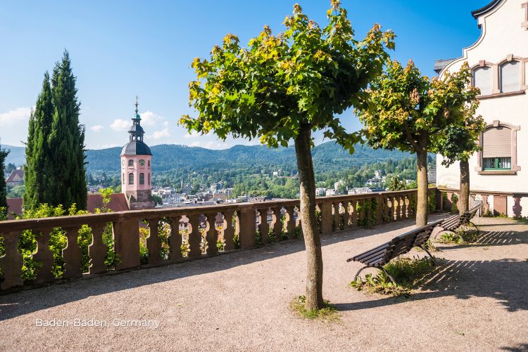 7 night Frankfurt and the Black Forest rail adventure Baden-Baden viewing point Germany 30th November 2023