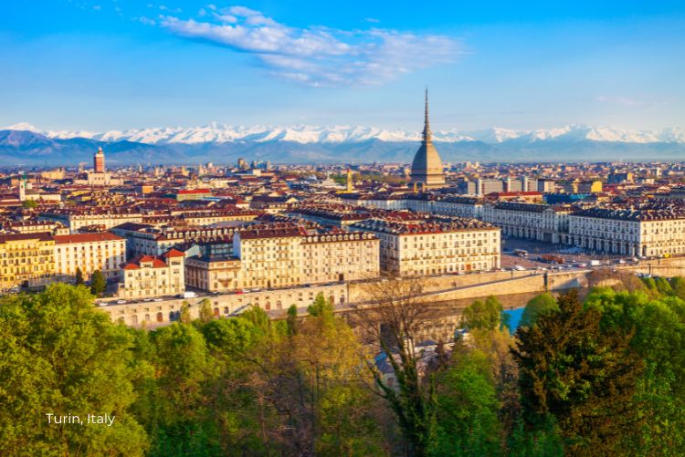 Turin London to Venice for Marathon 12Jan24